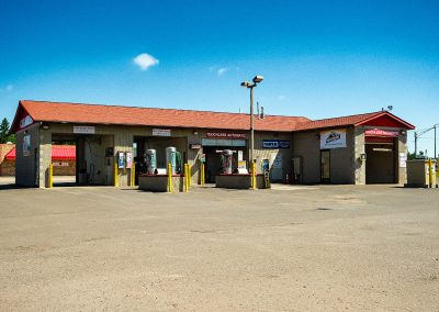 car wash front